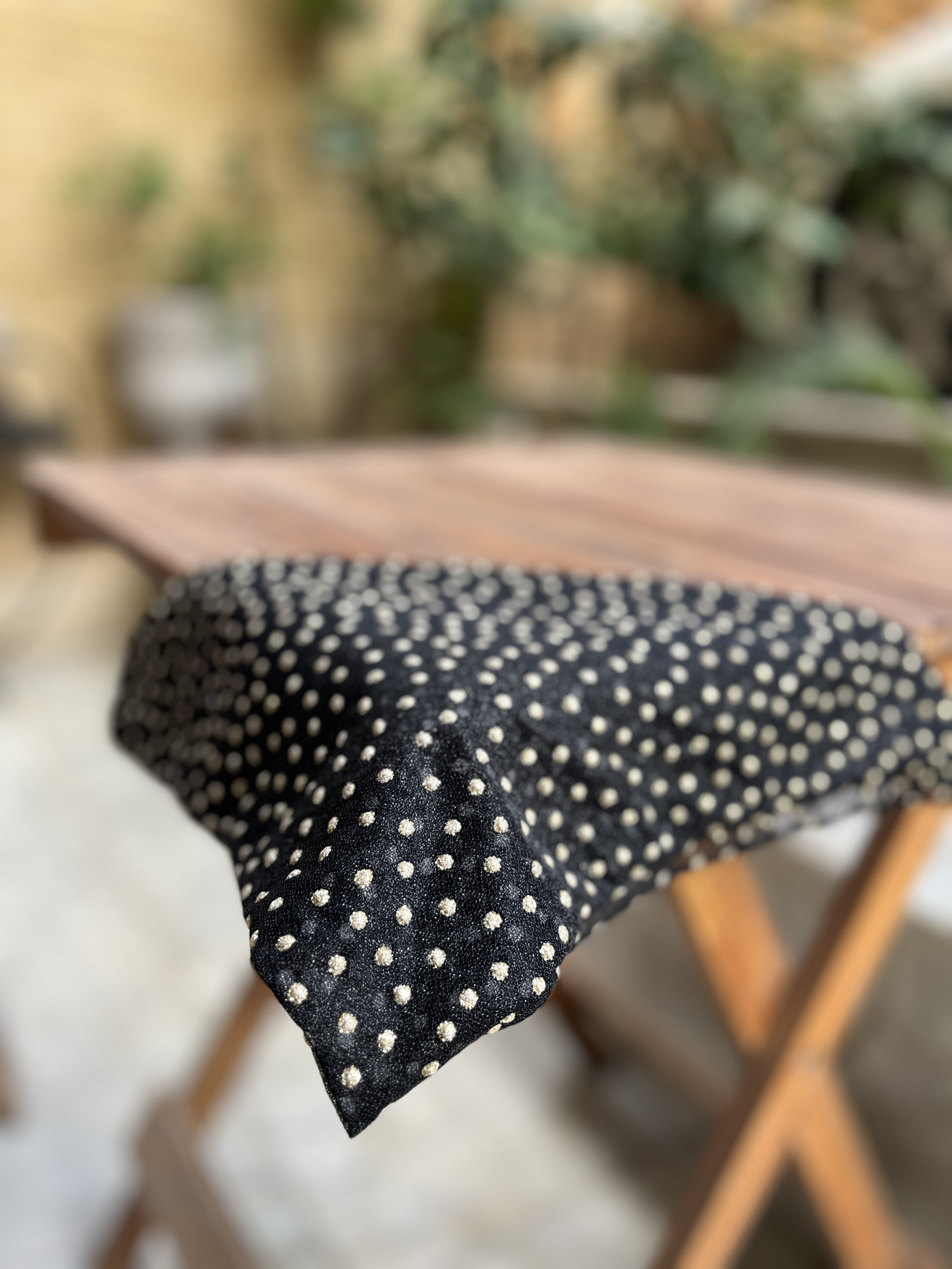 روسری اسکارف ۵۰*۵۰ توری طرح دار