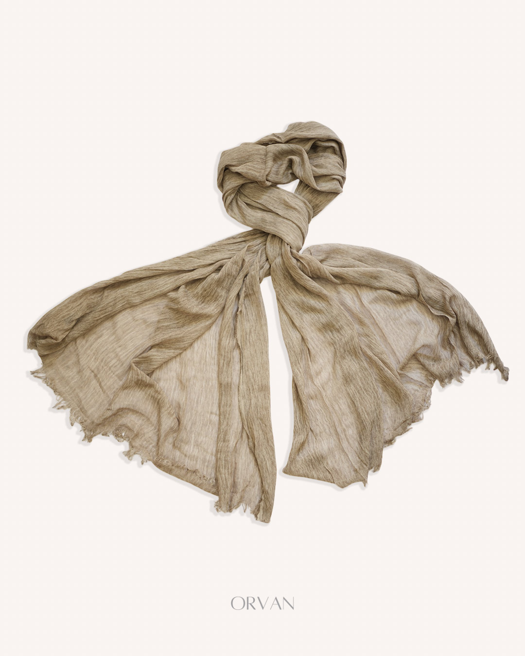 شال زنانه سنگ‌شور ساده | شال نرم، سبک و مینیمال