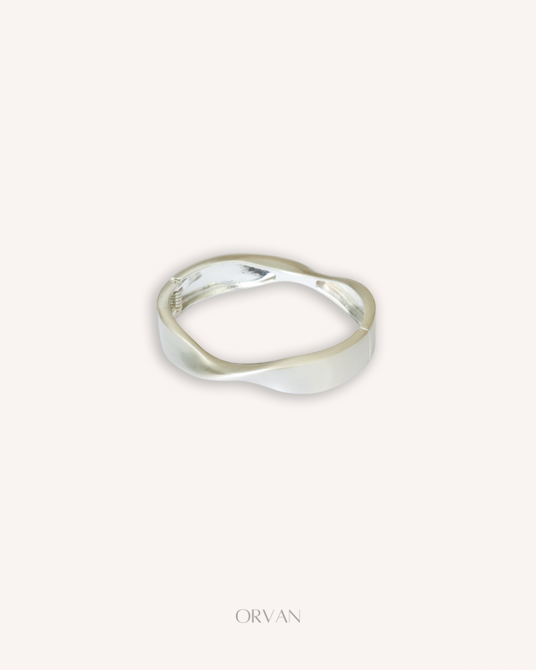 دستبند استیل موج (رنگ ثابت)